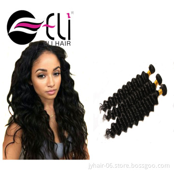 Comfortable 100% Unprocessed brazilian hair deep waves wholesale online